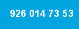 926 014 73 53